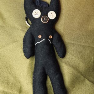 Top Surgery Scrap Cat Keychain