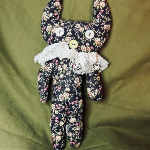 Floral Scrap Cat Stuffie
