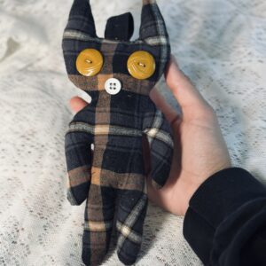 Mimi, The Cat Scrap Keychain