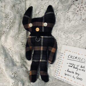 Chirples, The Scrap Cat Plushie