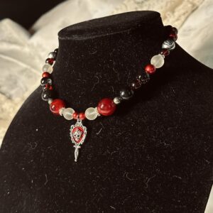 Skull Mirror Chocker Necklace