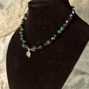 Crystal Beetle Necklace